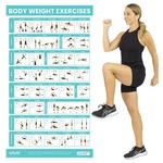 Vive Body Weight Exercise Poster - Workout For One Size, Bodyweight. Fixed Price $16.79.