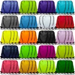 60 Pieces Drawstring Backpack Bags Sports Sackpack Bulk Cinch Gym Bag For Wom.... Fixed Price $58.17.