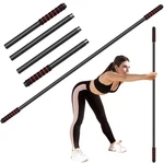Racoc Yoga Stick Sturdy Steel, 5 Ft Adjustable Stretching For Black. Fixed Price $35.90.