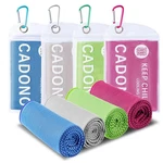 Cadono 4 Pack Cooling Towel (40"x12"), Soft Large, Light Blue/green/pink/grey. Fixed Price $11.50.