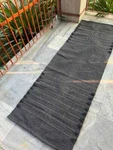 Black Yoga Mat Thick Non Slip Organic Cotton Exercise Workout Pilates Rug. Fixed Price $60.64.