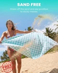 Antfuny Turkish Beach Towel Blanket Quick Dry Oversized Cotton. Fixed Price $74.99.