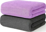 2 Pack Bath Towel Set, Waffle Super Soft Highly Absorbent, St.... Fixed Price $23.72.