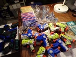 Seenelling For Nerf Kit,12 Set Tactical Party Supplies,foam Bullets,guns,glasses. Fixed Price $38.99.
