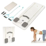 Fitvids 5 In 1 Multi Purpose Pilates Reformer Board Set And Core Trainer, White. Fixed Price $84.99.
