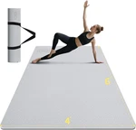 Large Yoga Mat (6'x 4') - Extra Long And Wide Workout For Men Women, Non. Fixed Price $106.99.