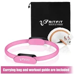 Ritfit Health & Fitness 14" Pink Pilates Ring Circle Magic Kit. Fixed Price $19.69.