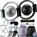 Poen 14 Pcs Pilates Equipment Kit For Home Workout Ring And Ball Set. Fixed Price $46.84.