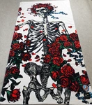 Grateful Dead Bertha Beach Towel White Slowtide 34" X 60" 100% Cotton. Fixed Price $44.90.
