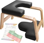 Yoga Headstand Bench- Stand Chair For Family, Gym - Wood And Pu Pads Reli. Fixed Price $220.99.