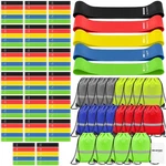 120 Pcs Workout Loop Resistance Bands Bulk, Gym Elastic Set For Fitness.... Fixed Price $115.77.