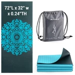 Avoalre Folding Yoga Mat, 72" X 32" 0.24", 0.24" Dark Green. Fixed Price $47.14.