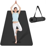 Cambivo Extra Wide Yoga Mat For Women And Men 72" X 32" 6mm, Dark Black. Fixed Price $60.53.
