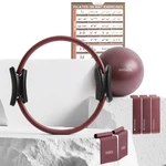 Physkcal Pilates Kit, 15-inch Ring With 1x Core Ball, 3x Resistant Lo.... Fixed Price $44.70.