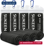Sukeen 4 Pack Cooling Towel (40"x12"), Soft Breathable Chilly Microfiber. Fixed Price $23.78.