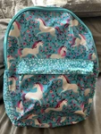 Millie Loves Lily Teal Unicorn Backpack Nwt Girls Zipper Pocket. Fixed Price $14.99.