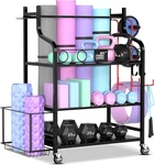 Yoga Mat Storage Racks,home Gym Rack For Dumbbells Kettlebells Foam Roll. Fixed Price $200.99.