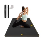Cambivo Large Yoga Mat (6'x 4'), Extra Wide Workout For Men And Women, 0..... Fixed Price $66.23.