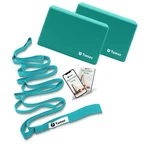 Tumaz Yoga & Stretching Essentials Bundle 10 Loop Non Elastic Stretch Strap For. Fixed Price $27.99.