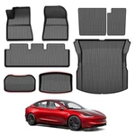 Powerty Floor Mats For 2024 2025 2026 Tesla Model 3 Highland 8 Pcs Cargo. Fixed Price $214.55.
