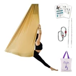 Aerial Yoga Hammock 5.5 Yards Premium Silk Fabric Swing For Antigravit.... Fixed Price $77.73.