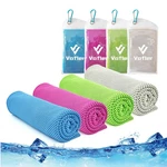 Cooling Towel,vofler 4 Pack Cool Towels Microfiber Chilly Ice Cold Head Ban.... Fixed Price $23.72.