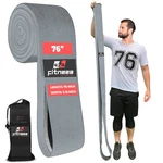 Fitneza 76" Inch Premium Extended Length Fabric Resistance Bands For Gray. Fixed Price $41.57.