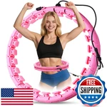 Leann L!fe U1-32 Knots Waist 19"-65 , Upgraded Magnetic Lock Weighted Hula Hoop. Fixed Price $64.88.