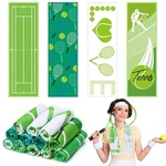 12 Pack Soft Tennis Cooling Towel Bulk Ice Sweat Towels In Multi Prints.... Fixed Price $32.02.
