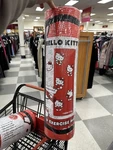 New Hello Kitty Sanrio Exercise Yoga Red Mat 24"w 68"l - 10mm Carry Strap Rare!!. Fixed Price $55.00.