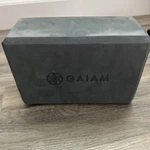 Gaiam Yoga Block Supportive Foam Soft Non-slip Surface Mediation - Gray. Fixed Price $3.99.