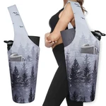 Fashion Printed Yoga Mat Bag Large Side Zipper Pocket Long Tote Carrier Gym. Fixed Price $41.99.