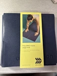 All In Motion Folding Travel Yoga Mat Navy Blue 3mm Rubber 72in X 24in New. Fixed Price $29.69.
