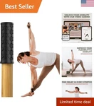 5ft Stretching Stick Made From Durable Bamboo - Non-slip Handles For All Levels. Fixed Price $64.99.