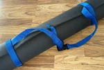Yoga Mat Harness Blue Sling Carrier Strap Buckle Waist Shoulder Luggage Bike Usa. Fixed Price $24.95.