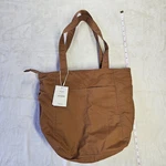 Lily Queen Brown Nylon Tote Bag Zipper Closure Lined Interior Pocket New. Fixed Price $11.04.