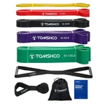 5 Pack Resistance Pull Up Assist Bands Set With Door Anchor & Handles Power Lift. Fixed Price $31.31.