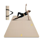 Large Yoga Mat (6'x 4') - Extra Long And Wide Workout For Men Women,n.... Fixed Price $121.50.