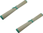 2 Pack Natural Straw Beach Mats 24" X 72" - Multi-purpose, Yoga Camping Green. Fixed Price $14.99.