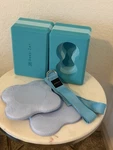 Deep-zen Yoga Blocks Wrist Support; 2 Pack With Knee Pads And Strap. Fixed Price $23.00.
