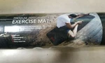 Oyo Fitness Exercise/yoga Mat (pvc, Grey/black) 68" X 24" 6 Mm - Mat-stper2. Fixed Price $12.96.