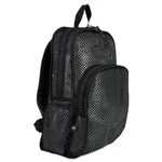 Eastsport Mesh Backpack, 12 X 5 1/2 17 1/2, Black 091074071652. Fixed Price $17.98.