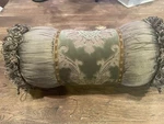 Austin Horn Collection Bolster Pillow 18x 8 - Gorgeous!. Fixed Price $139.00.