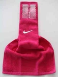 Nike Alpha Football Towel Terry Vivid Pink/white. Fixed Price $17.95.