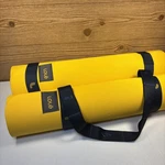 Lole Pose Yoga Mat & Aerobic Strap 5mm Reversible Yellow/gray 24 X 70 Set Of 2. Fixed Price $49.99.