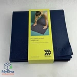 All In Motion Folding Travel Yoga Mat Navy Blue 3mm Rubber 72in X 24in New. Fixed Price $24.99.