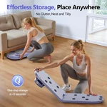 Upgo Portable Pilates Reformer Machine For Home Workout - Purple. Fixed Price $58.82.