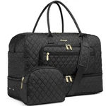 Luocip Large Women Travel Duffle Bag, Carry On Bag With Wet Toiletry Pocket F.... Fixed Price $36.96.