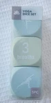 Sakar International Yoga Dice Set 3pc Light Blue Green Poses Counts. Fixed Price $10.00.