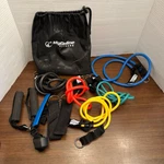 My Online Fitness Resistance Band Workout Tubes 11 Piece Set Exercise Yoga Abs. Fixed Price $24.99.